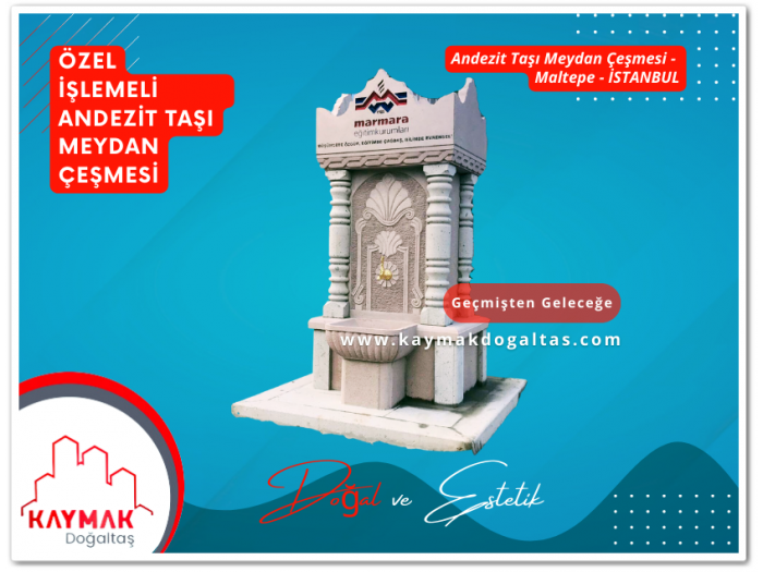 ANDEZİT TAŞI MEYDAN ÇEŞMESİ - MALTEPE - İSTANBUL
