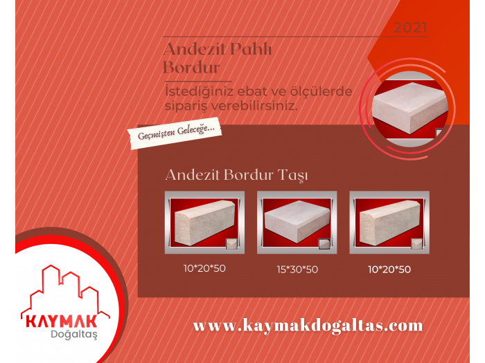 ANDEZİT PAHLI BORDÜR TAŞI